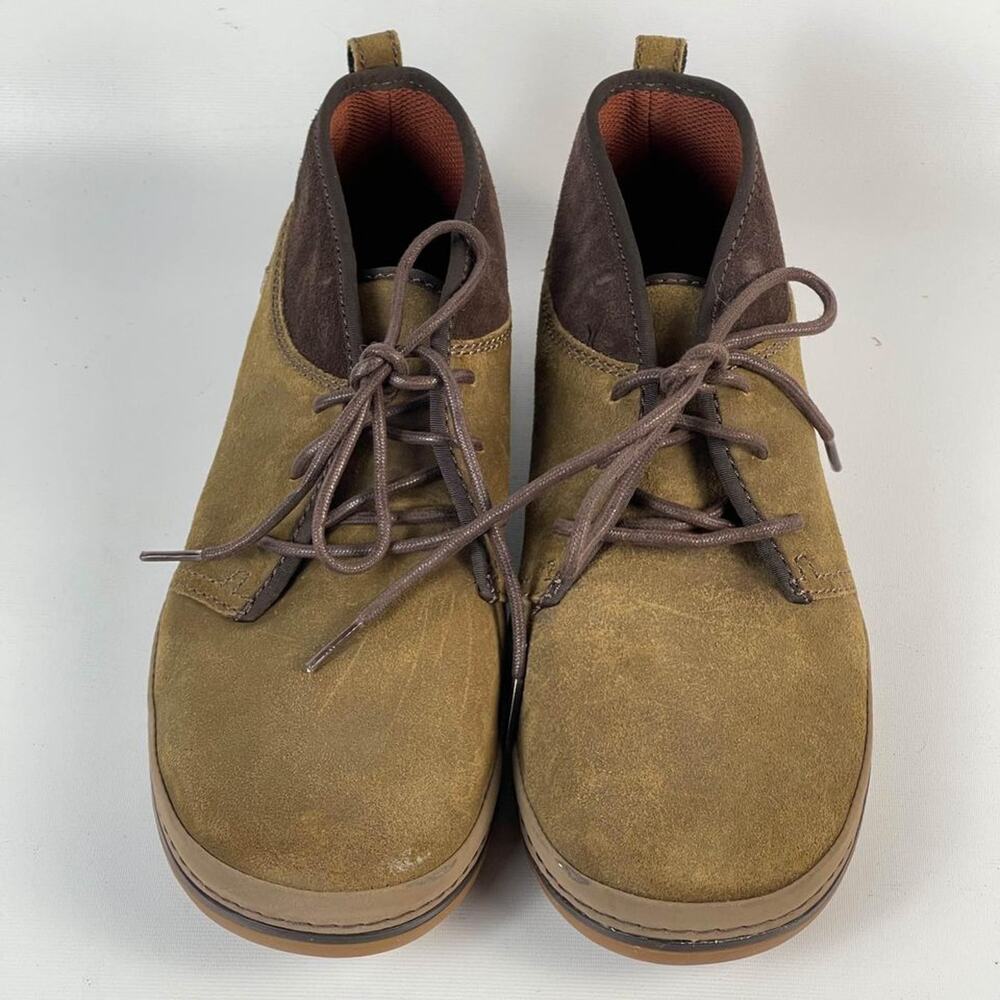 Teva Cedar Canyon Chukka Ankle Boots Brown Suede Lace Up Round Toe Mens 8.5
